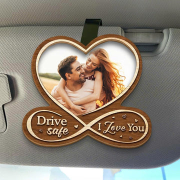 Drive Safe Visor Clip – Custom Photo Car Picture Frame